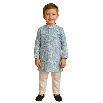Boys Cotton Kurta Pajama Set