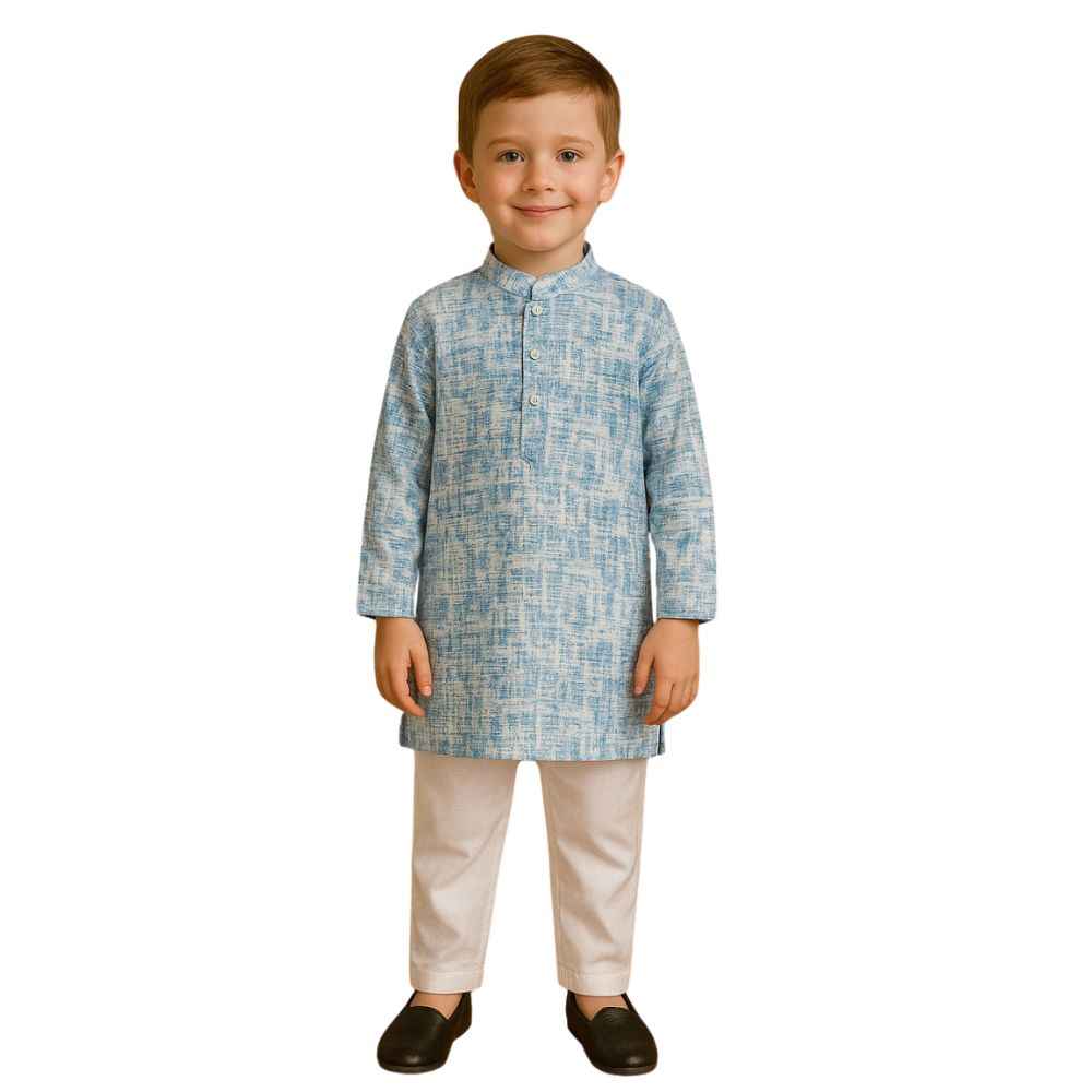 Boys Cotton Kurta Pajama Set