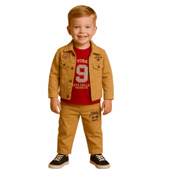 Boys 3-Piece Denim Jacket Set