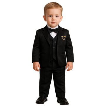 Boys' 4-Piece Formal Suit Set