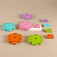 Wooden Three Letter Words/Learning Toy/Educational Montessori Set/Alphabet Learning Game/Phonics Set/CVC Words Formation Game/Preschool Toys