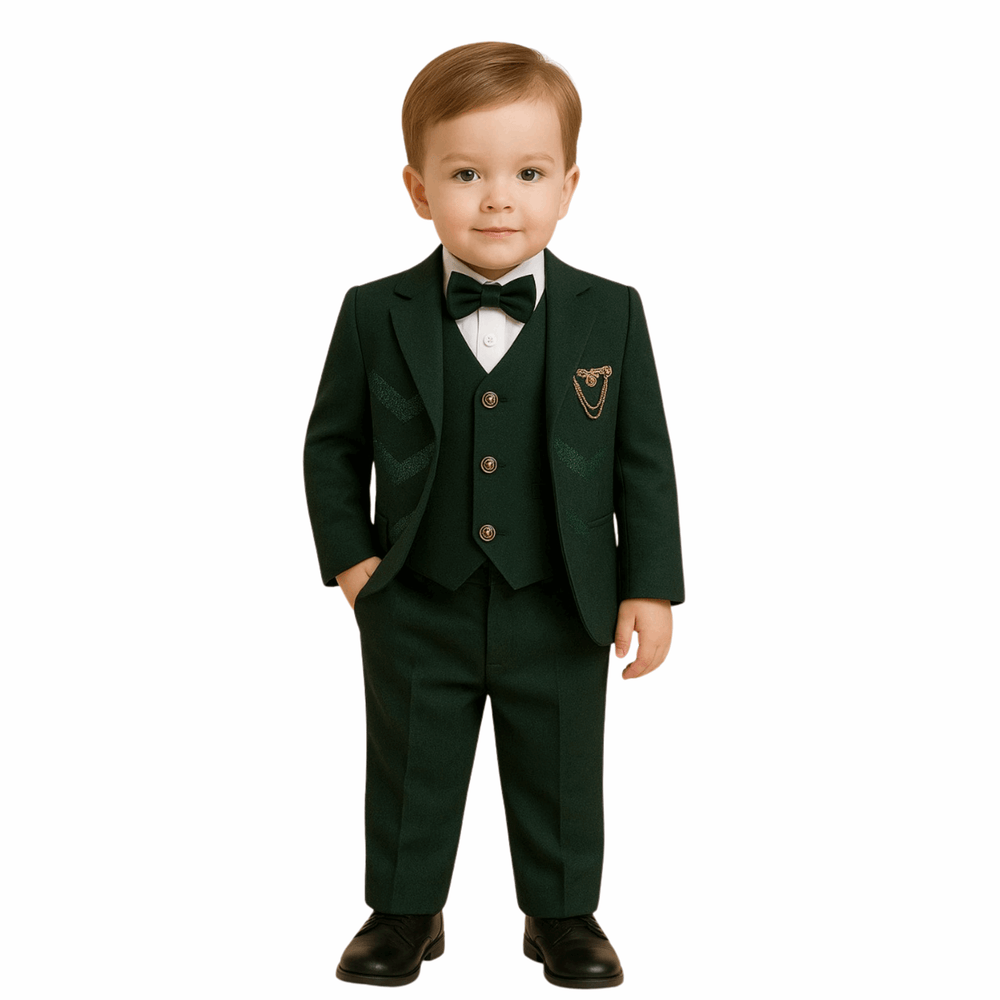 Boys' 4-Piece Formal Suit Set