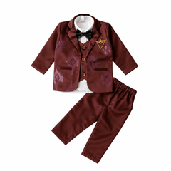 Boys' 4-Piece Formal Suit Set