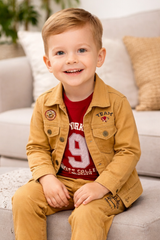 Boys 3-Piece Denim Jacket Set -