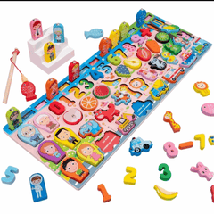 Wooden 6 in 1 Traffic Matching Board