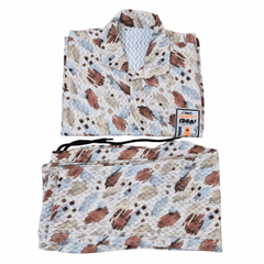 Unisex Cotton Printed Co-ord Set (Green, 9–10 Yrs)