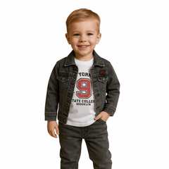 Boys 3-Piece Denim Jacket Set