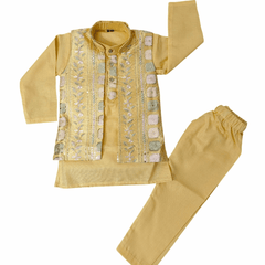 Boys Embroidered Indo Western Sherwani