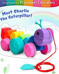 Caterpillar Pull Toy for Kids (1+ Year)