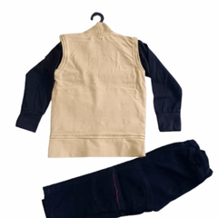 Boys 3-Piece Casual Set – Denim Jacket, T-Shirt & Pants