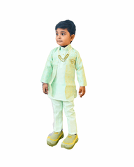 Pastel Blue Indo-Western for Boys