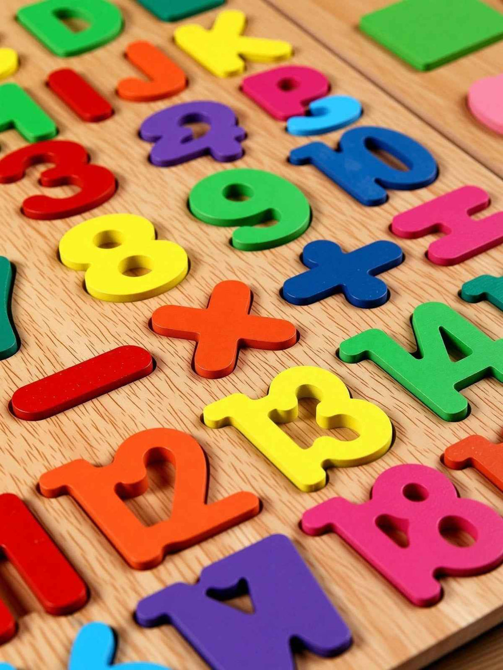 Wooden Learning Educational ABCD Board for Kids, Activity Toys for Toddlers & Preschoolers | ABCD Puzzle Set | Puzzle Toys for 2 Years Old Boys & Girls (Alphabets, Numbers & Shapes)