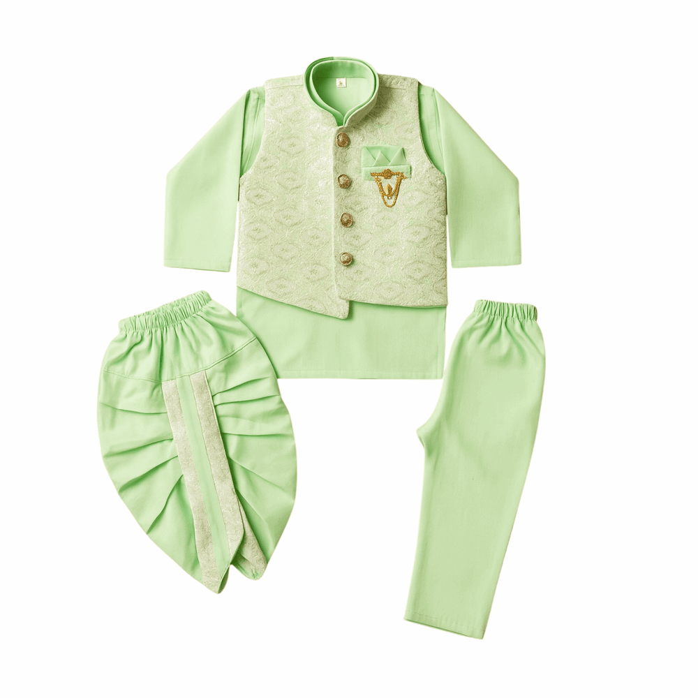 Boys Kurta Pajama Set with Modi Jacket