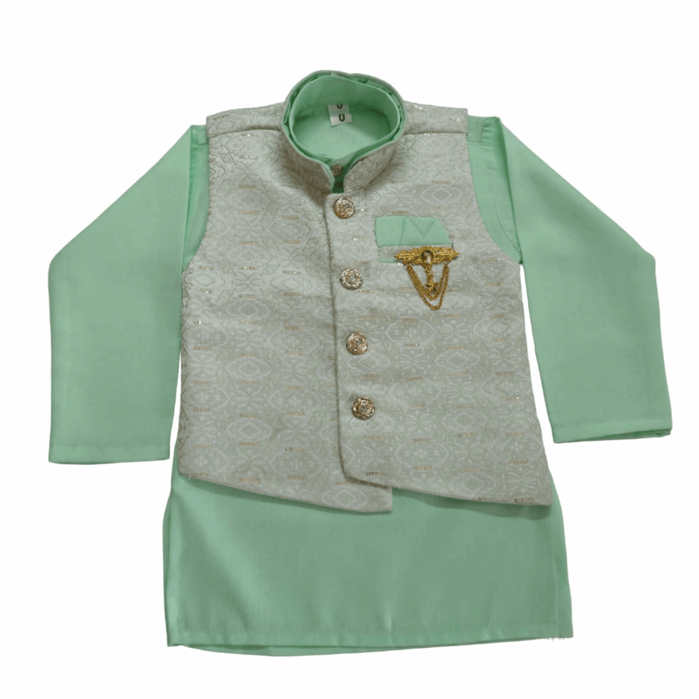 Boys Kurta Pajama Set with Modi Jacket