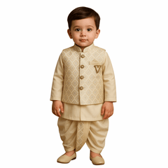 Boys Kurta Pajama Set with Modi Jacket