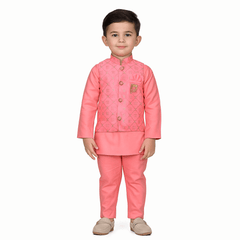 Baby Boy Kurta Waistcoat Set