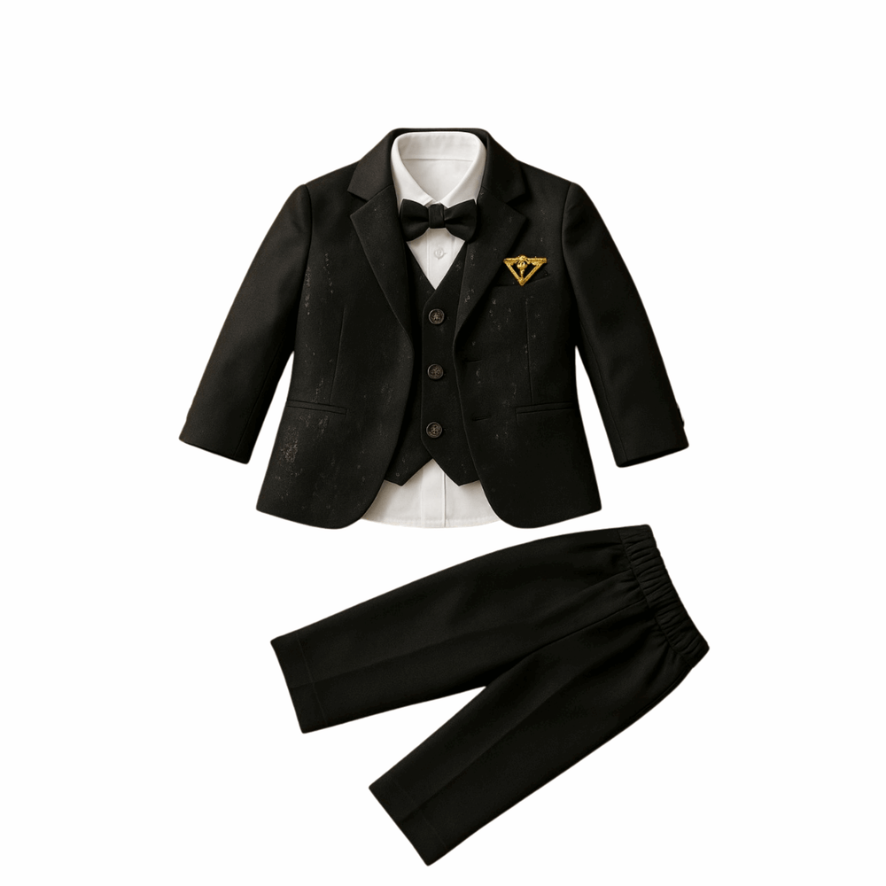 Boys' 4-Piece Formal Suit Set