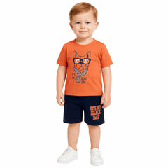 Baby Cotton Half Sleeve T-Shirt & Shorts Set
