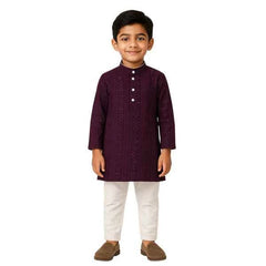 Boys’ Embroidered Kurta Set