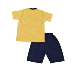 Boys’ Red & Navy T-Shirt and Shorts Set