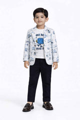 Kids Party Wear Coat Pant Set