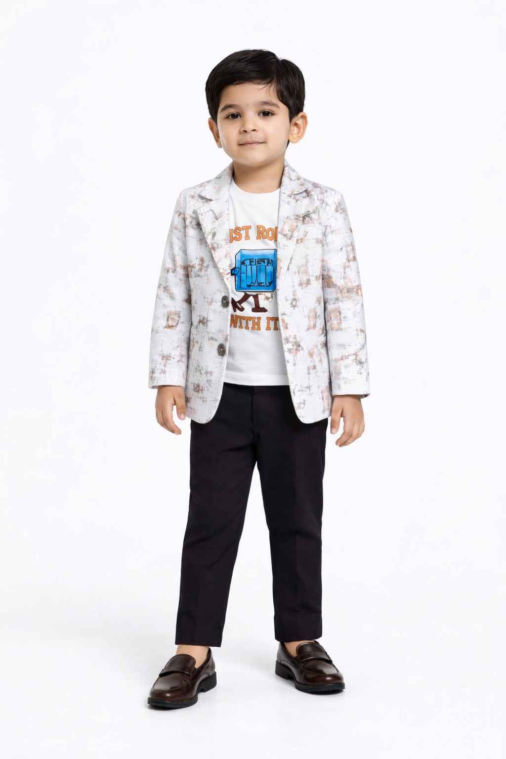 Kids Party Wear Coat Pant Set
