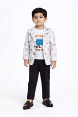 Kids Party Wear Coat Pant Set
