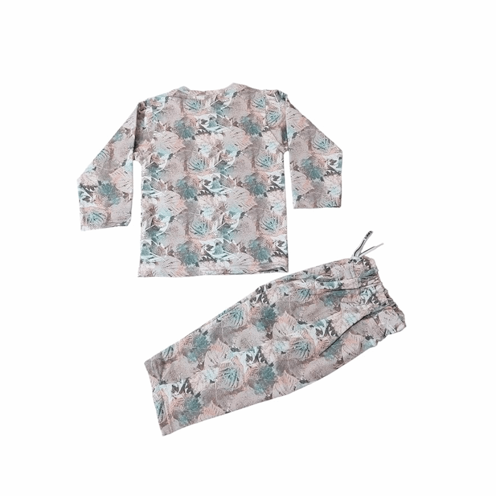 Boys Printed Cotton Co-ord Set (6–12 Months)