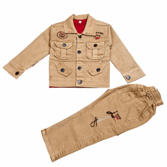 Boys Denim Jacket Set - 3-Piece Trendy Outfit for Kids - Zustenjoy.com