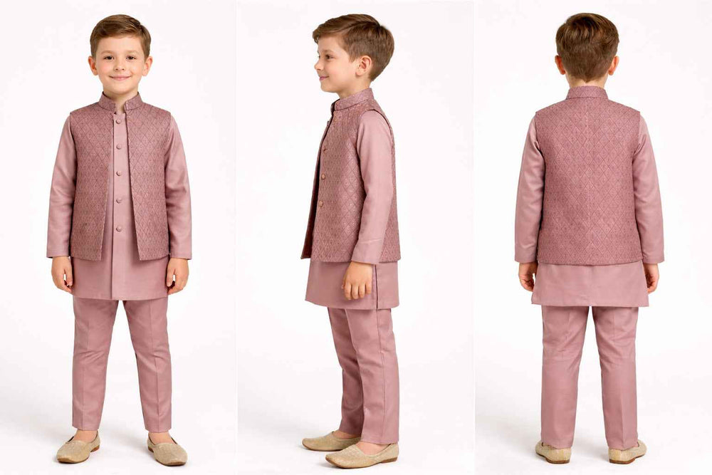 Boys Designer indo-Western -Set - Stylish Boys Indo Western Set - Zustenjoy.com