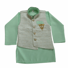 Boys Kurta Pajama Set with Modi Jacket - Zustenjoy.com