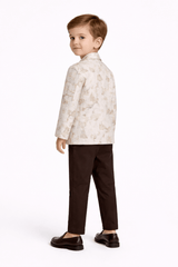 Boys Printed Blazer, T-Shirt & Pants Party Outfit - Zustenjoy.com