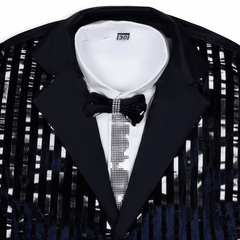 Elegant Black Partywear Suit for Boys - Stylish Formal Attire for Special Occasions - Zustenjoy.com