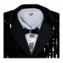 Elegant Black Partywear Suit for Boys - Stylish Formal Attire for Special Occasions - Zustenjoy.com