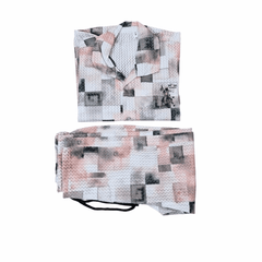 Kids Geometric Cotton Night Dress for Comfortable Sleep - Zustenjoy.com