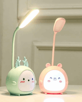 Kids LED Teddy Bear Lamp - Rechargeable RGB Cartoon Design - Zustenjoy.com