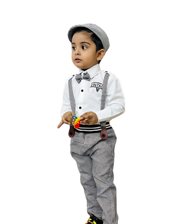 kidz collection-Toddler Boys' 5-Piece Vintage Outfit Set