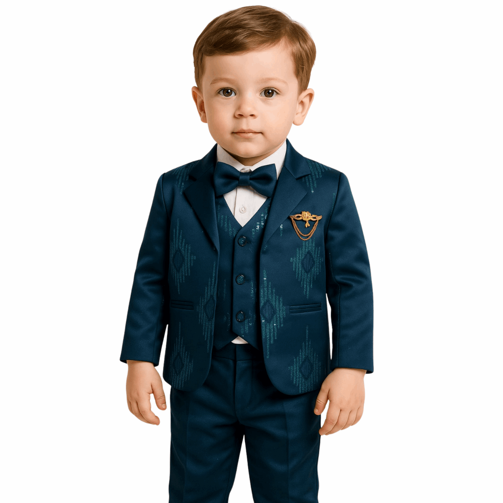 Boys' 4-Piece Formal Suit Set