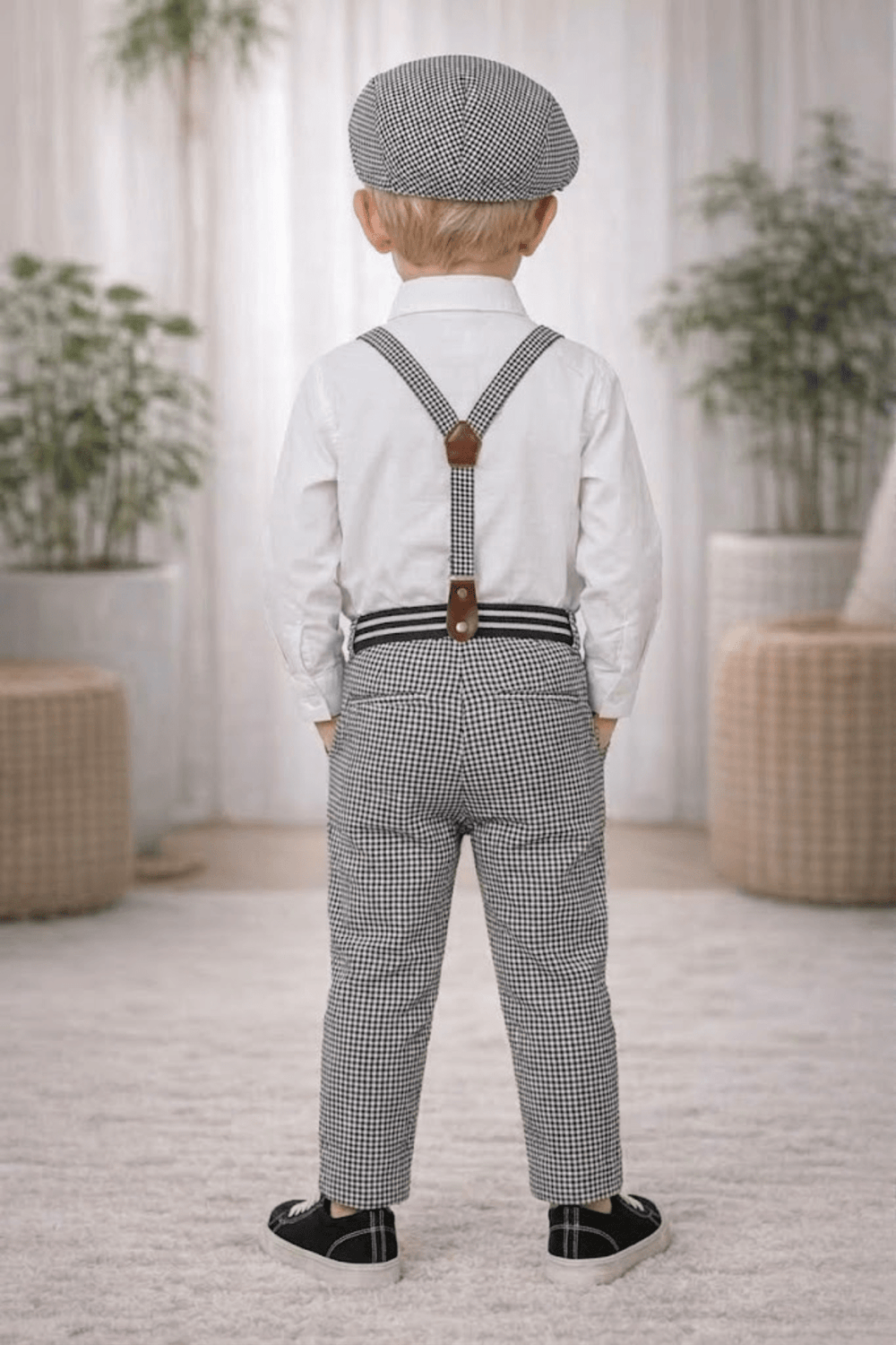 Toddler Boys Vintage Outfit Set - 5-Piece Stylish Ensemble - Zustenjoy.com