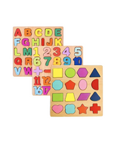 Wooden ABC Puzzle for Toddlers - Educational Learning Toy
