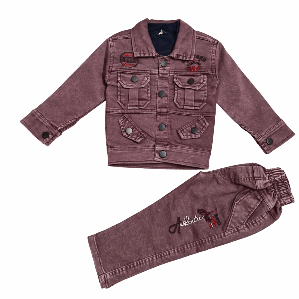 Boys 3-Piece Denim Jacket Set