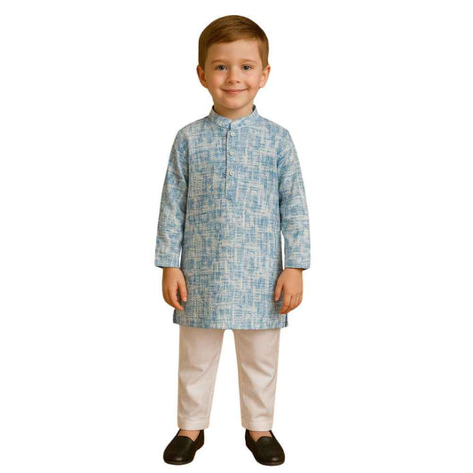 Boys Cotton Kurta Pajama Set