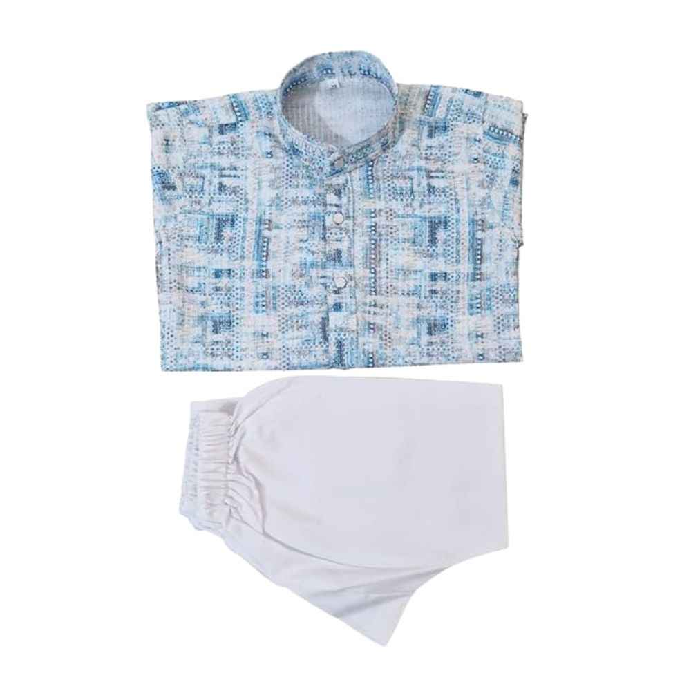 Boys Cotton Kurta Pajama Set