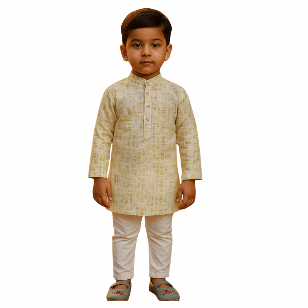 Boys Cotton Kurta Pajama Set