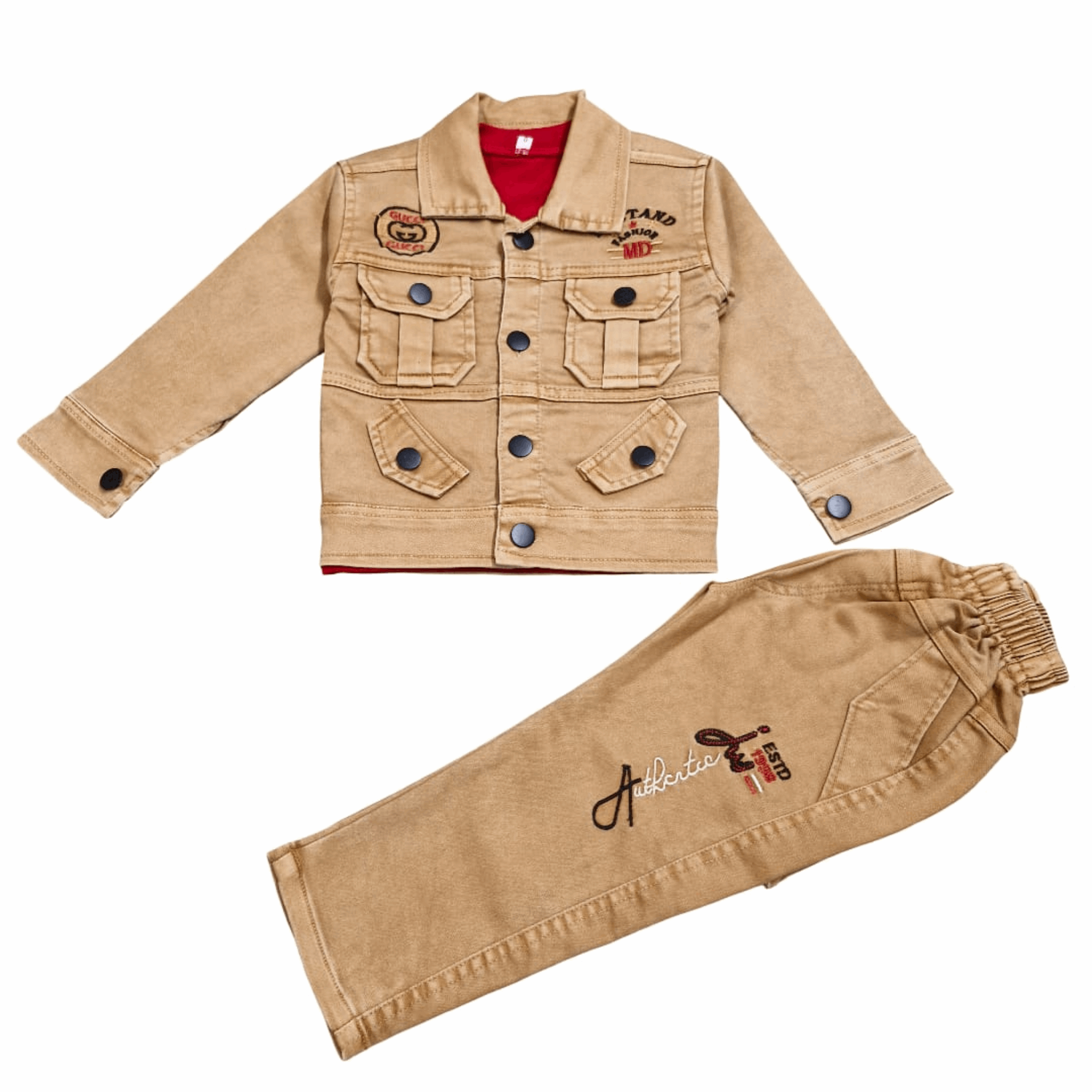 Boys 3-Piece Denim Jacket Set