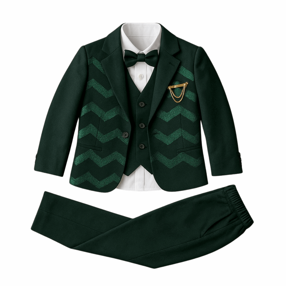 Boys' 4-Piece Formal Suit Set