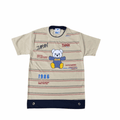 Boys sky Blue Cotton T-Shirt & Shorts Set