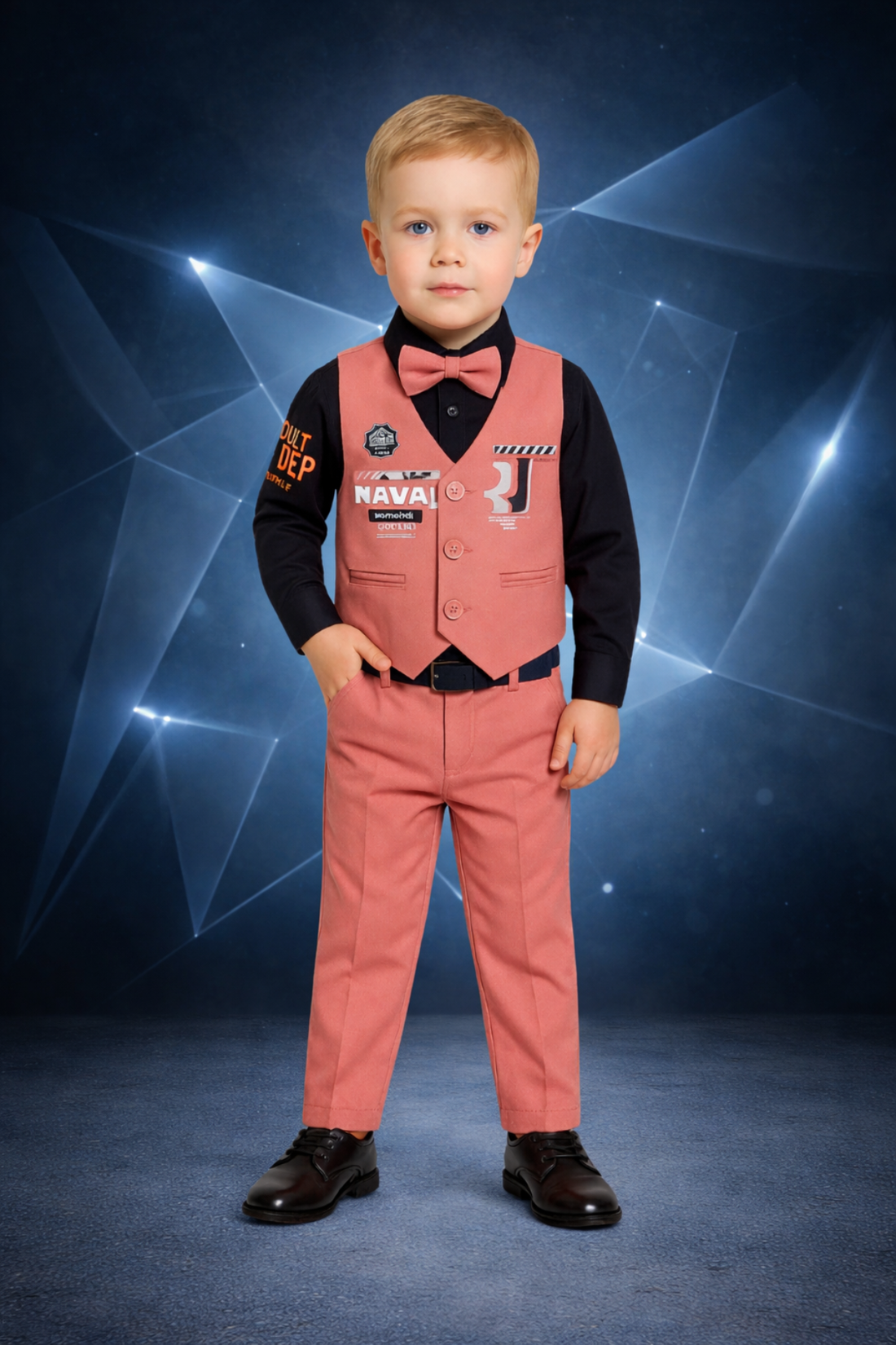 Boys' Stylish Pink 5-Piece Outfit Duplicate - Zustenjoy.com