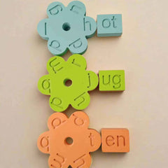 Wooden Three Letter Words/Learning Toy/Educational Montessori Set/Alphabet Learning Game/Phonics Set/CVC Words Formation Game/Preschool Toys