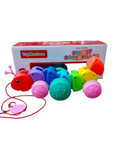 Caterpillar Pull Toy for Kids (1+ Year)